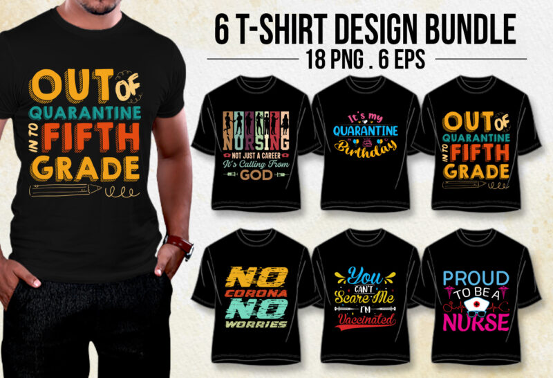 Typography T-Shirt Design Bundle