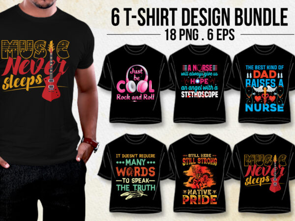 T-shirt design bundle