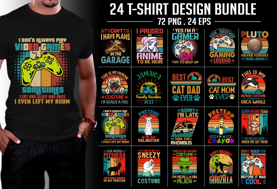 Best T Shirt Design Bundle Custom T Shirt Design