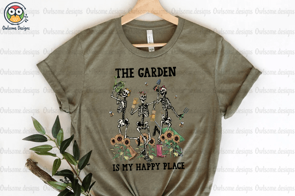 The Garden is My Happy Place T-Shirt Design