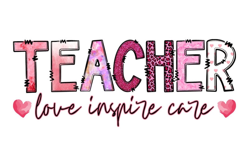 Teacher Love Inspire Care Tshirt Design - Buy t-shirt designs