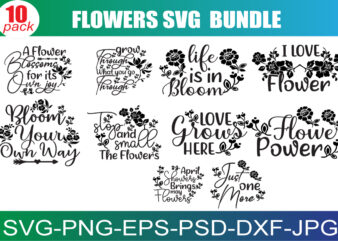 Flower SVG Bundle , Spring Bundle SVG File, Shed SVG File, Garden, Cricut, Silhouette, Cut Files, Digital, Instant Download
