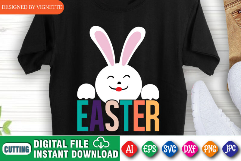 Easter Day Rabbit Shirt, Bunny Shirt, Happy Easter Day Shirt, Easter Day Bunny Shirt, Cute Rabbit Shirt, Easter Day Cute Rabbit Shirt, Cute Bunny Shirt, Easter Day Cute Bunny Shirt