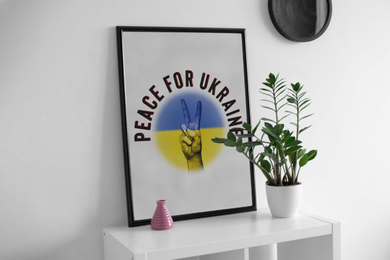 Peace For Ukraine Tshirt Design