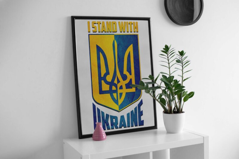 I Stand With Ukraine Tshirt Design