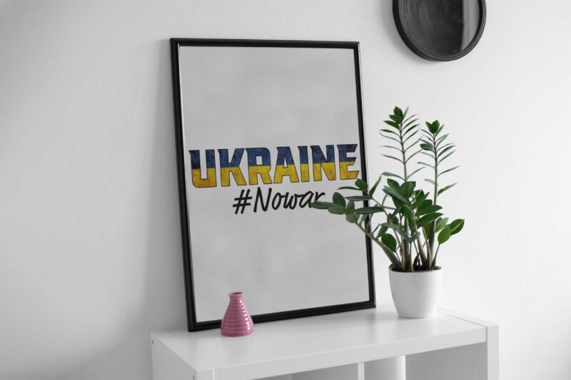 Ukraine No War Tshirt Design