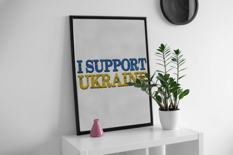 I Support Ukraine Tshirt Design