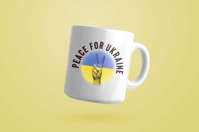 Peace For Ukraine Tshirt Design