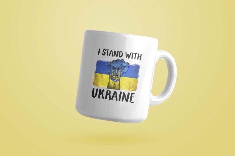 I Stand With Ukraine Tshirt Design