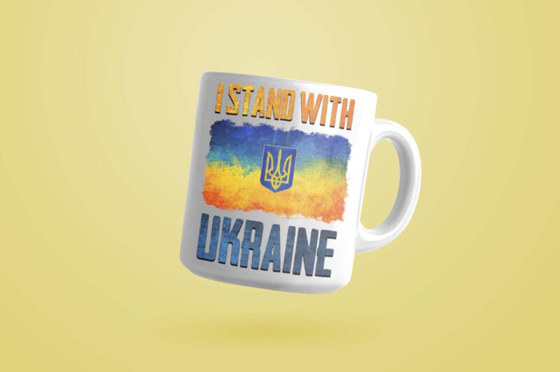 I Stand With Ukraine Tshirt Design