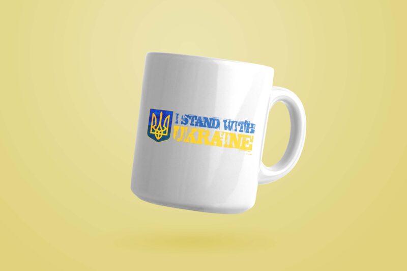 Sayings I Stand With Ukraine Tshirt Design