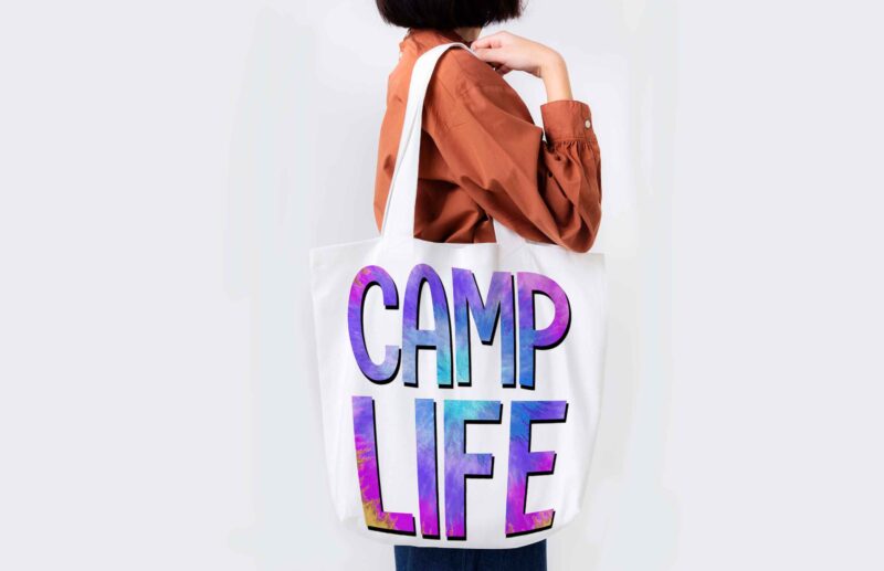 Camp Life Tshirt Design