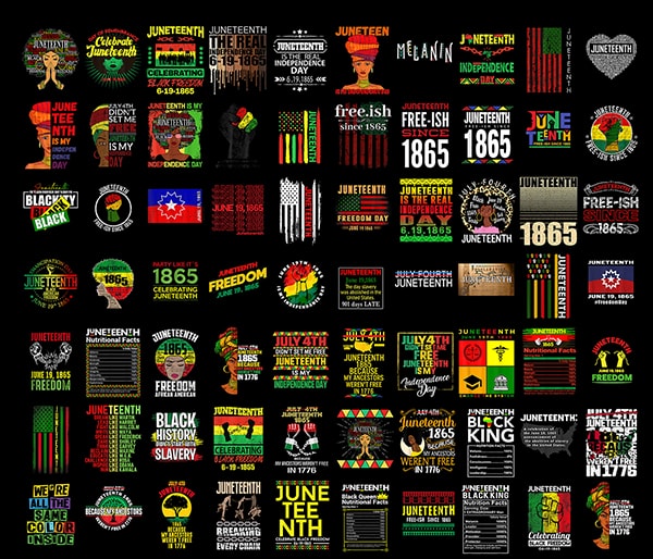 200 Juneteenth PNG Bundle, Juneteenth Black Americans Independence 1865 png, Black History png, Black Flag Pride png, Freedom Justice PNG