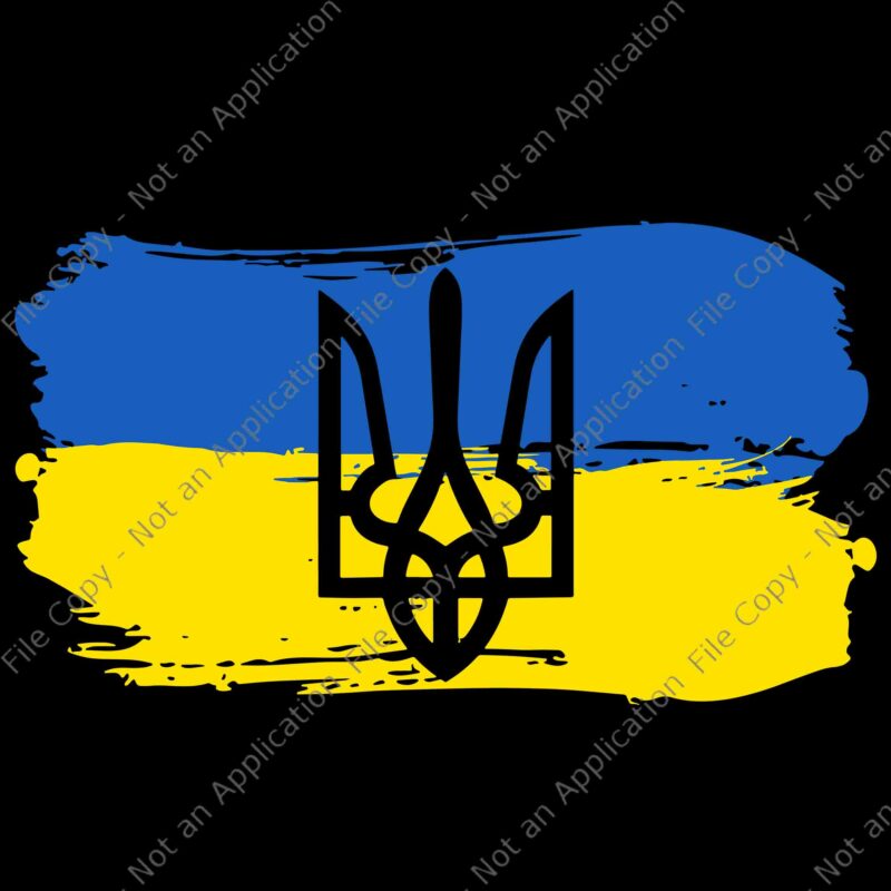 Support Ukrainians Flag Svg, Vintage Ukraine Ukrainian Flag Svg, I Stand With Ukraine Svg, Ukrainian Flag Svg