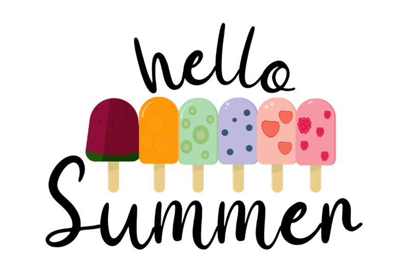 “Hello Summer” Summer Ice cream