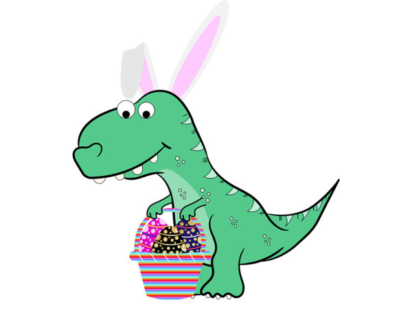 Happy easter day dinosaur egg graphic t shirt