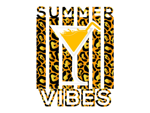 Summer vibes t shirt template vector