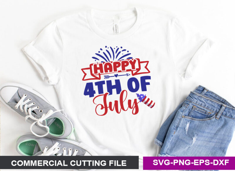 happy 4th of July- SVG