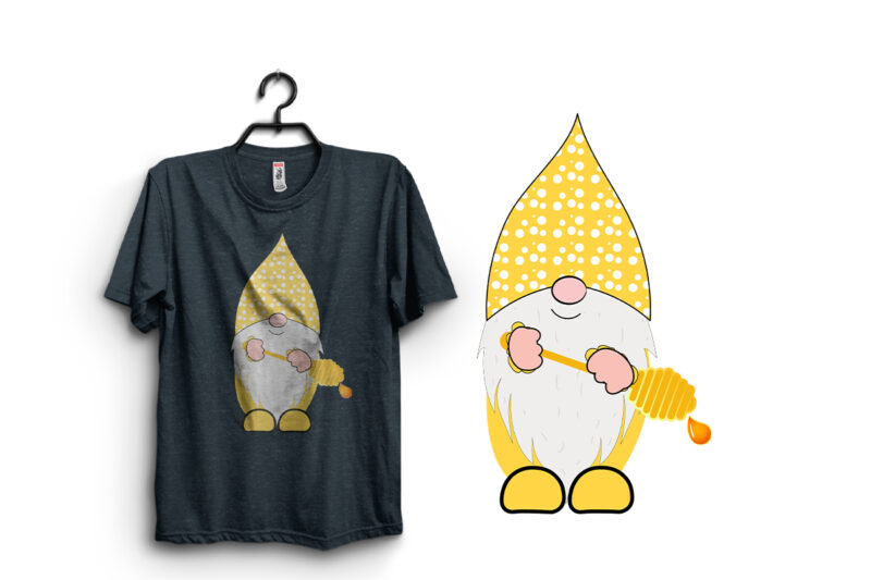 Summer Gnome With Honey Spoon