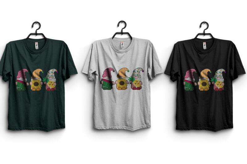 Summer Gnomes with watermelon, sunflower & pineapple