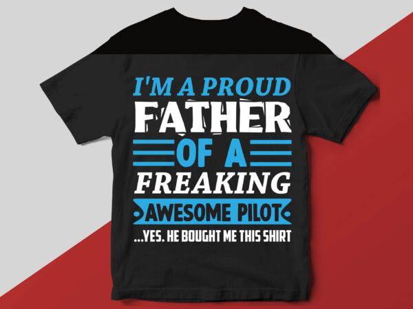 Father’s day t shirt design template