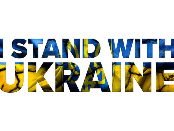 I stand with ukraine pattern tshirt design