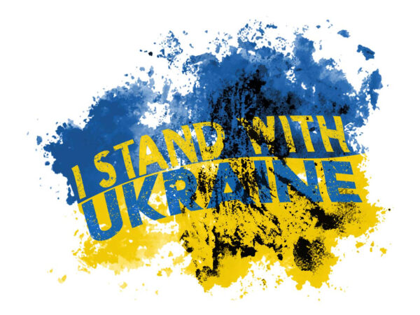 I stand with ukraine tshirt design