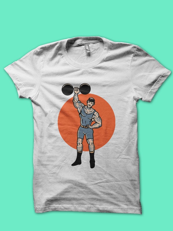 strong man circus - Buy t-shirt designs