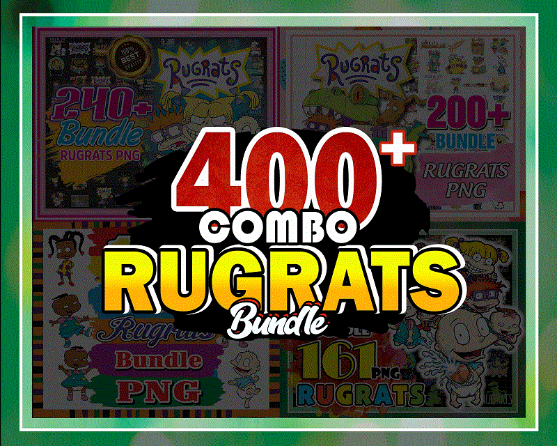 Combo 400+ Rugrats PNG Bundle, Rugrats Friends, Tommy Chuckie Finster, Tumbler, Rugrats Svg Cut File, Sublimation, Digital Download CB985404010