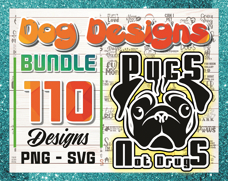 110 DOG Svg Bundle Designs Mega Dog for Cricut Silhouette | Dog Designs Bundle SVG | Dog Bundle Designs SVG png dxf | Dog Svg Mega bundle Save 968350397