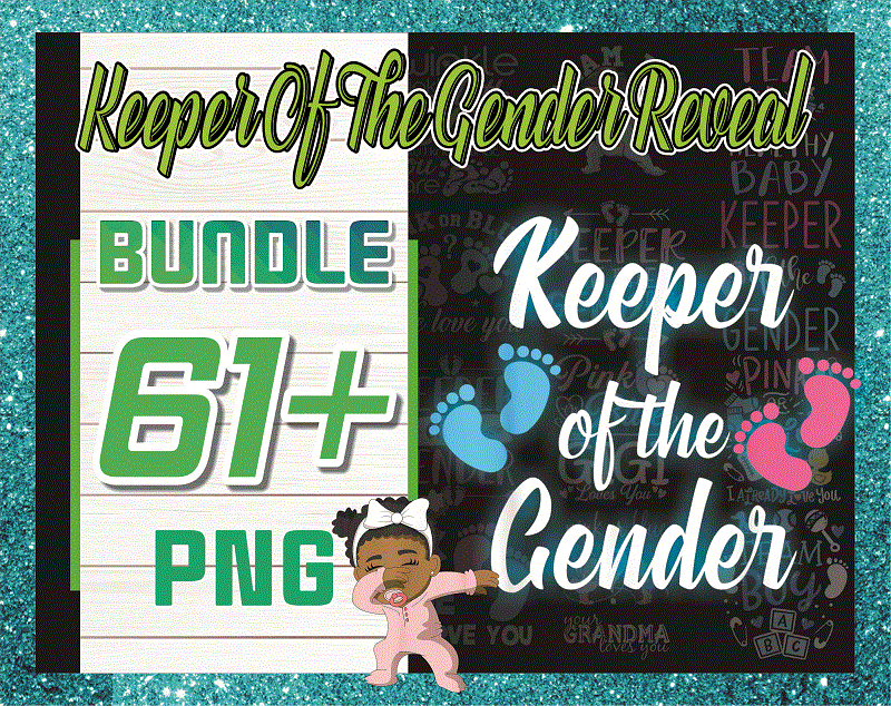 Combo 61+ Gender Reveal PNG Bundle, Team Boy Team Girl, African American, Baby T shirt, Gender Reveal Twins, Gender Reveal We Love You Png, Instant Download CB992595658