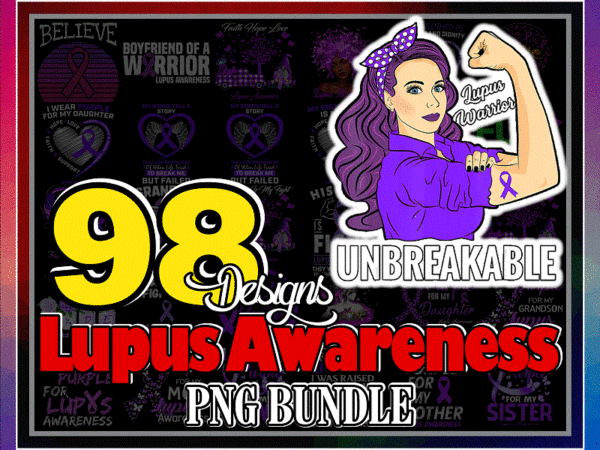 98 lupus awareness png bundle, lupus digital png, warrio lupus awareness png, in may we wear purple sublimation png, digital download 972543782