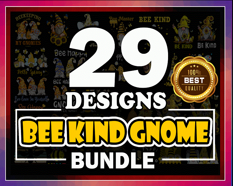 29 Bee Kind Gnome Designs, Gnome Png, Bee with Gnome, Bee Kind Png, Yellow Gnomes Png, Bee Png, Bee Gnomes Png, Digital Download 300dpi 973408072