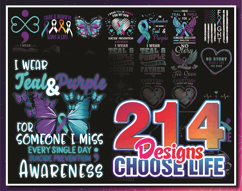 214 Choose Life Designs, Choose Life Png, Suicide Prevention, Suicide Prevention Day, Png For Shirts, Digital File, Instant Download 976413434