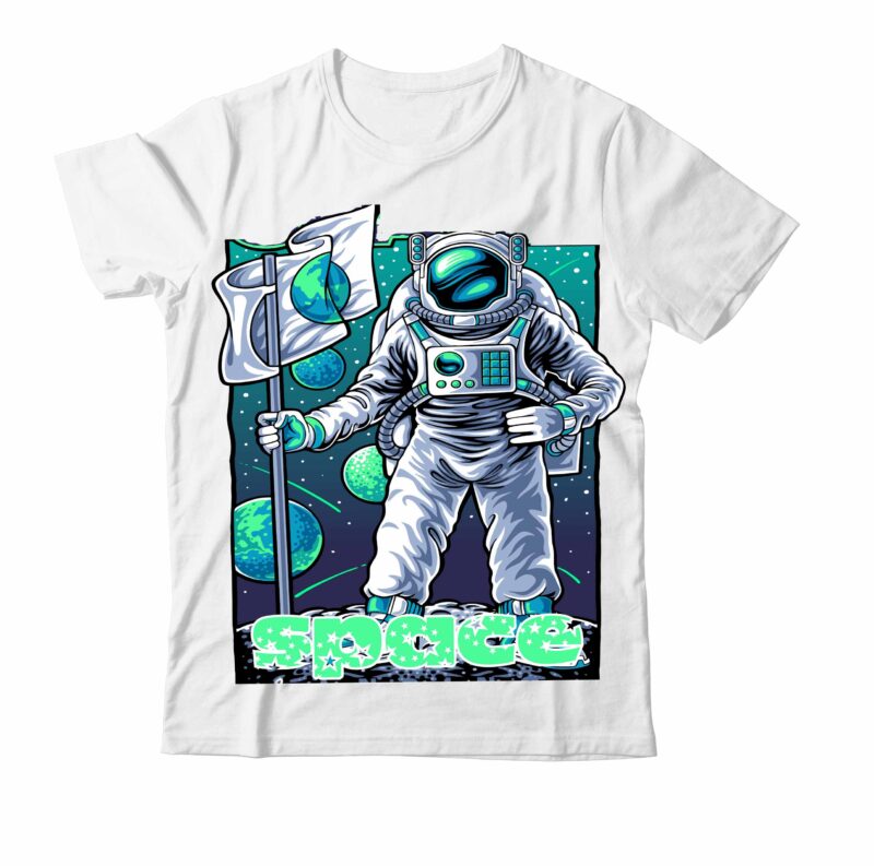 Astronaut fishing t shirt vector t shirt design ,space war commercial use  t-shirt design,astronaue