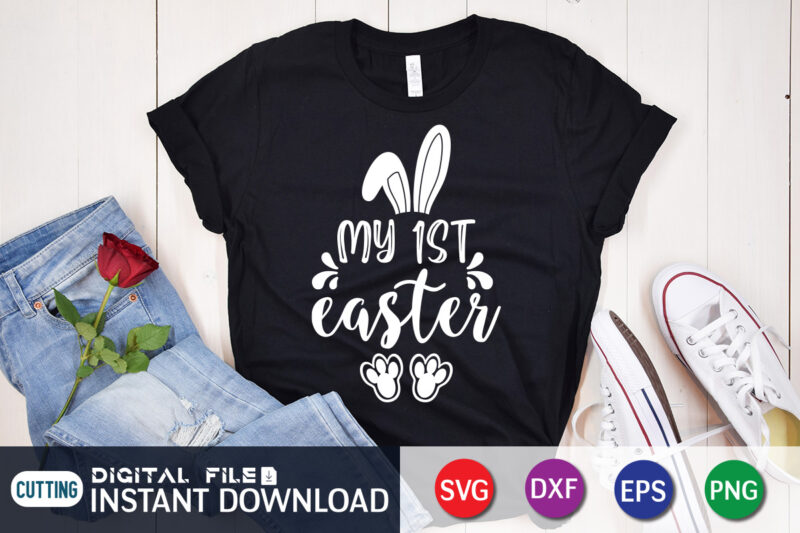 Happy Easter SVG Bundle, Easter svg bundle t shirt vector graphic, Cutest Bunny Shirt, Easter shirt print template, Easter vector clipart, Easter svg t shirt designs for sale