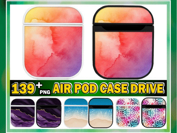 Combo 139 designs air pod case drive, sublimation, png files, png bundle, digital downloads 953515844