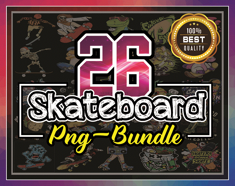 26 Bundle Skateboard Png, Skeleton Skateboard Png, Skateboarding Png, Skating Astronaut, Skateboarder Gift, vintage Skateboarding Png. 955114311