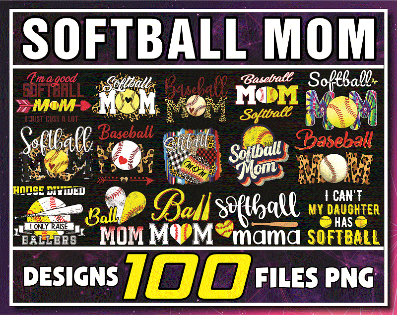 Combo 100 Softball Mom Png Bundle, Sports PNG, Hand Drawn PNG, Softball Mama, Digital Artwork, Sublimation design, Digital Download 996336514
