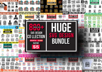 Huge SVG Design Bundle