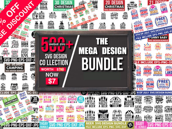 The mega design bundle