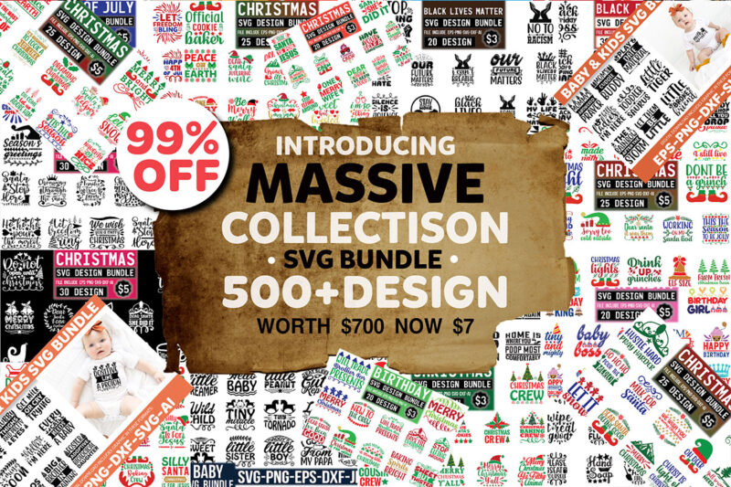 Massive Collection SVG Bundle