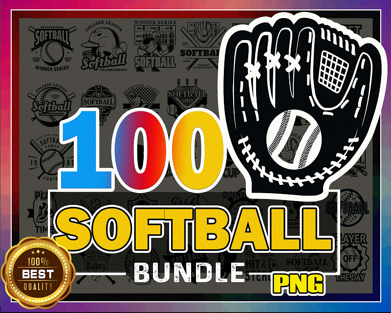 100 Designs Softball Svg Bundle Softball Svg Softball Svg Design