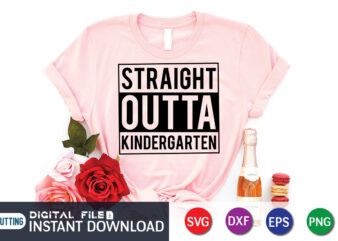 Straight Outta Kindergarten T shirt, Leveled up T shirt, Gaming Shirt, Gaming Svg Shirt, Gamer Shirt, Gaming SVG Bundle, Gaming Sublimation Design, Gaming Quotes Svg, Gaming shirt print template, Cut