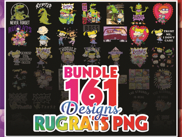 Bundle 161 designs rugrats png, rugrats friends, tommy chuckie finster, nickelodeon, tumbler, decal, sublimation rugrats, digital download 1006831737