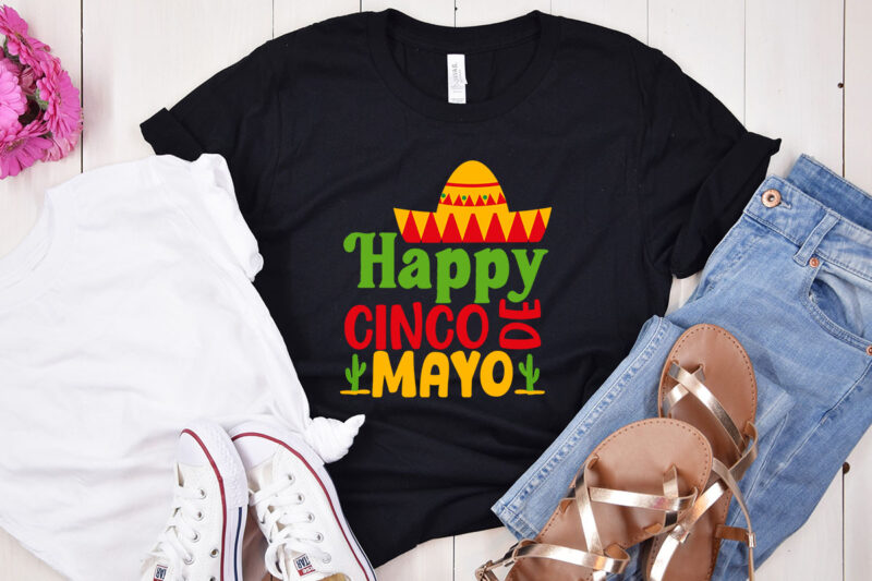 Cinco de T-shirt design, Cinco de mayo SVG Bundle, Fiesta SVG Bundle, Cinco de cut file Bundle, Cinco de cut file Bundle, Cinco De Mayo PNG & SVG Bundle,Cinco De