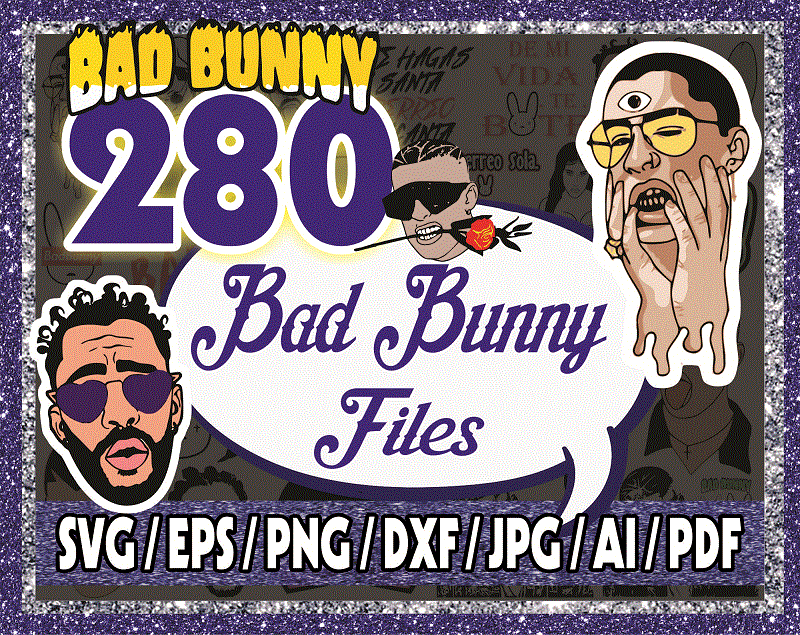 Bad Bunny Heart Bad Bunny PNG File 