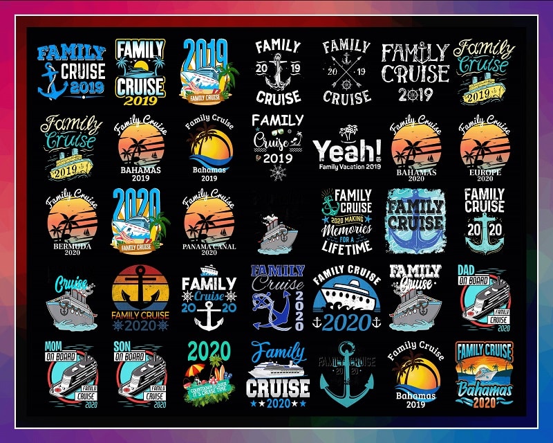 413 Designs Family Vacation PNG Bundle, Summer Beach Vacation 2021, Family spring break, Vacation, Family Member, Summer, Digital Download 1011273814