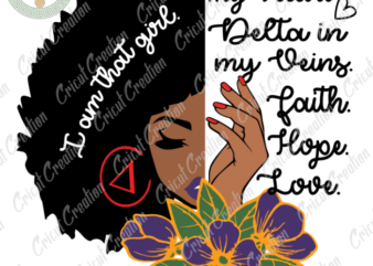 Beliefs, Delta Black Girl Diy Crafts, Delta in my veins Svg Files For Cricut, Christian Jesus Silhouette Files, Trending Cameo Htv Prints t shirt template