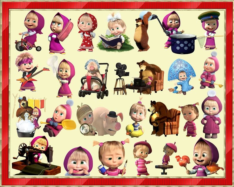 111 Masha and the Bear png, Masha and the Bear ClipArt- PNG Images ...